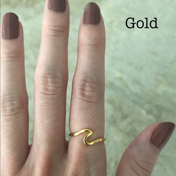 ☀️New Wave Ring in Silver, Gold and Rose Gold - Picture 5 of 6